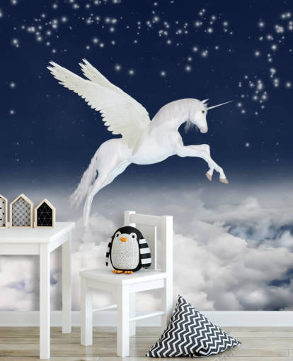 Unicorn in the Sky Wallpaper Unicorn in the Sky Wallpaper
