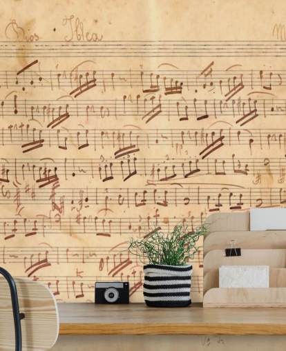 Papier Peint Fresque Musique Antique