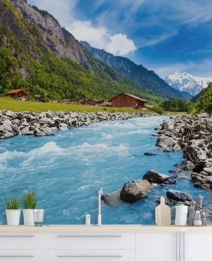 Papel pintado Paisaje suizo
