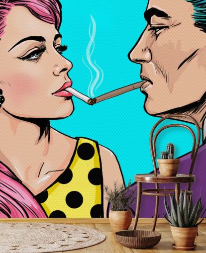 Ingen matcher Bakgrunn Mural