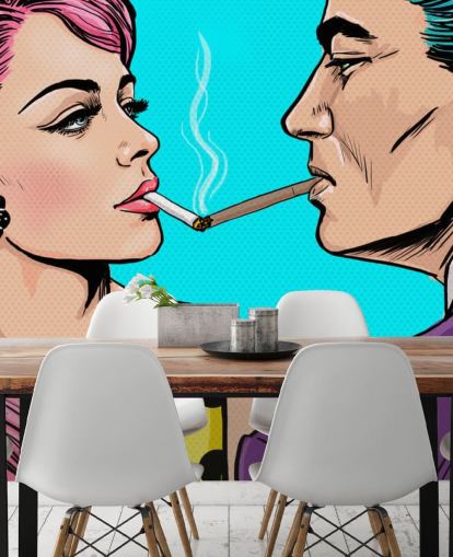 No Matches Wallpaper Mural