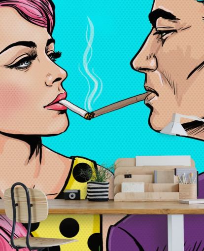 No Matches Wallpaper Mural