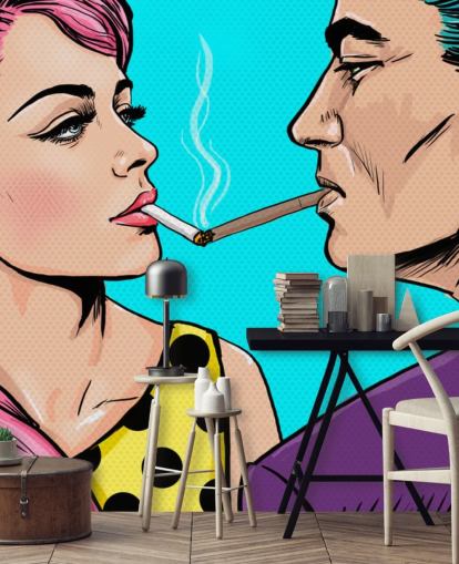 No Matches Wallpaper Mural