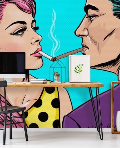 No Matches Wallpaper Mural