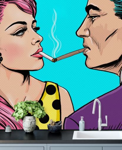 No Matches Wallpaper Mural