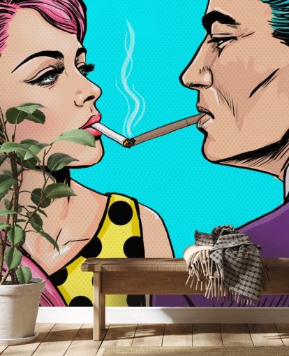 No Matches Wallpaper Mural