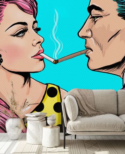 No Matches Wallpaper Mural