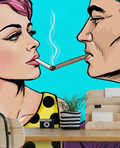 No Matches Wallpaper Mural