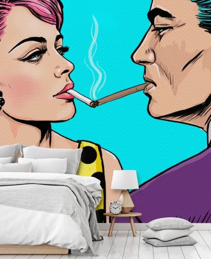 No Matches Wallpaper Mural