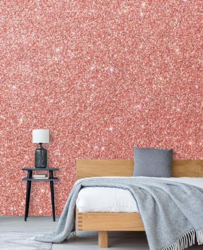 Cotton Candy Glitter Behang Muurschildering Cotton Candy Glitter Behang Muurschildering