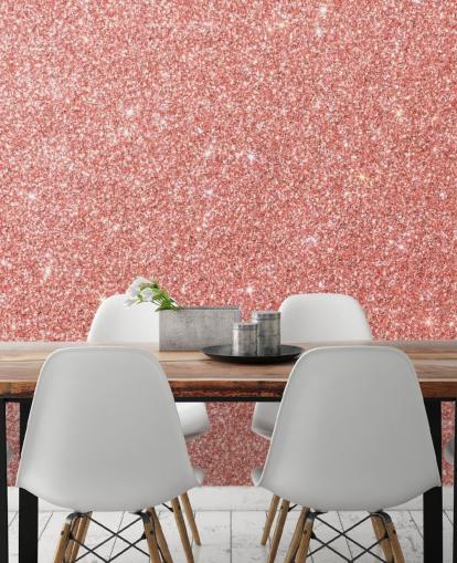 Cotton Candy Glitter Wallpaper Mural 