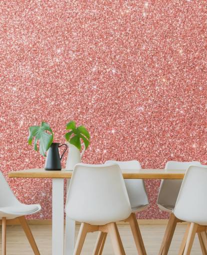 Cotton Candy Glitter Wallpaper Mural 