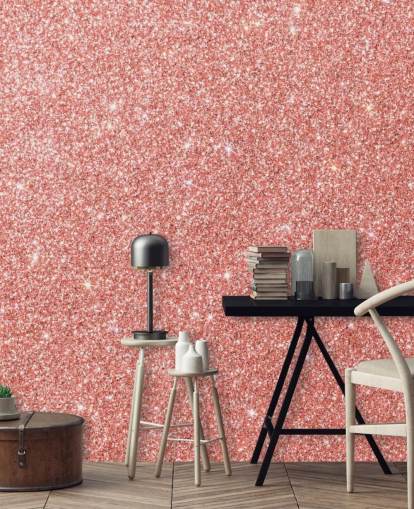 Cotton Candy Glitter Wallpaper Mural 