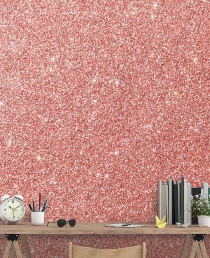 Cotton Candy Glitter Wallpaper Mural 