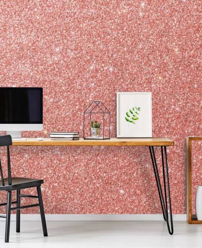Cotton Candy Glitter Wallpaper Mural 