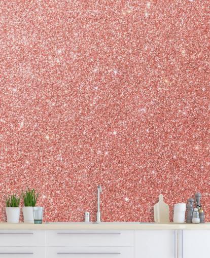 Cotton Candy Glitter Wallpaper Mural 