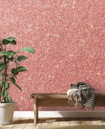 Cotton Candy Glitter Wallpaper Mural 