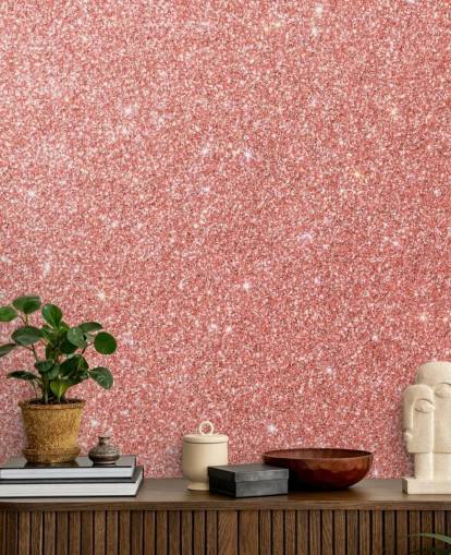 Cotton Candy Glitter Wallpaper Mural 