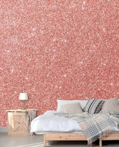 Cotton Candy Glitter Wallpaper Mural 