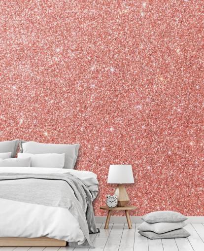 Cotton Candy Glitter Wallpaper Mural 