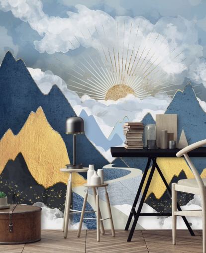 Mural de parede Bright Future II da SpaceFrog Desig