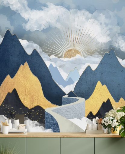 Bright Future II Wall Mural by SpaceFrog Designs