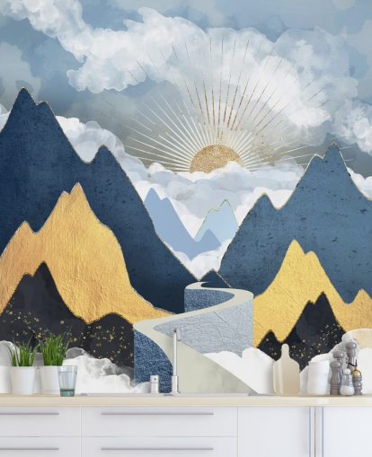 Mural de parede Bright Future II da SpaceFrog Desig