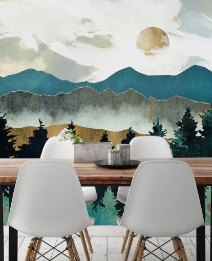 Forest Mist väggmålning av SpaceFrog Design