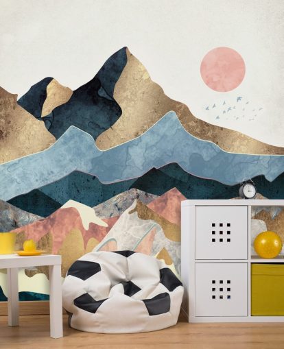 Mural de pared Picos dorados de SpaceFrog