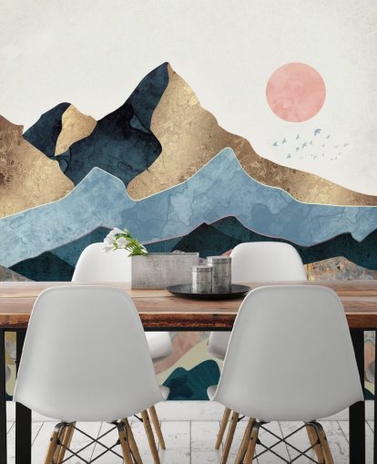 Mural de pared Picos dorados de SpaceFrog