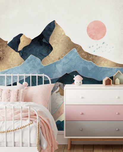 Décoration murale Golden Peaks par SpaceFrog Designs