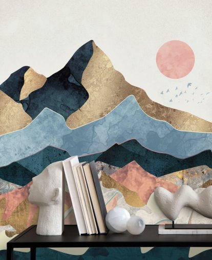 Mural de pared Picos dorados de SpaceFrog