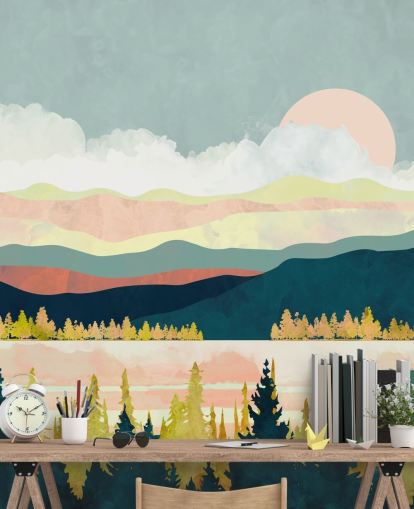 Lake Forest Veggmaleri av SpaceFrog Designs