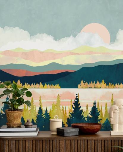 Lake Forest väggmålning av SpaceFrog Design