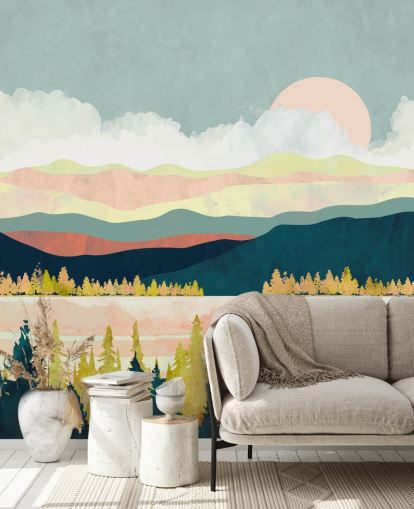 Mural da Parede Lake Forest por SpaceFrog Designs