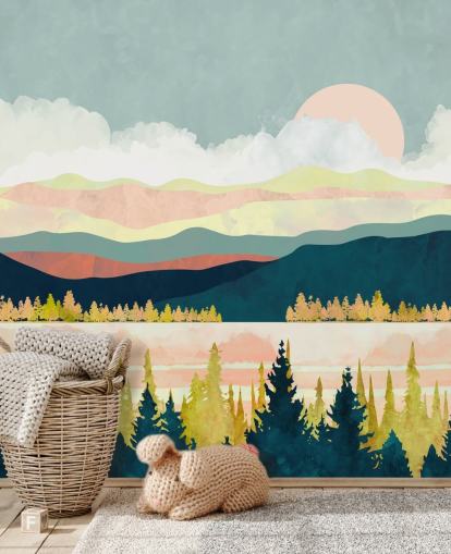 Decorazione murale Lake Forest di SpaceFrog Designs