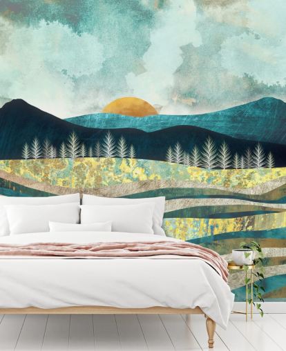 Late Summer Wall Mural by SpaceFrog Designs