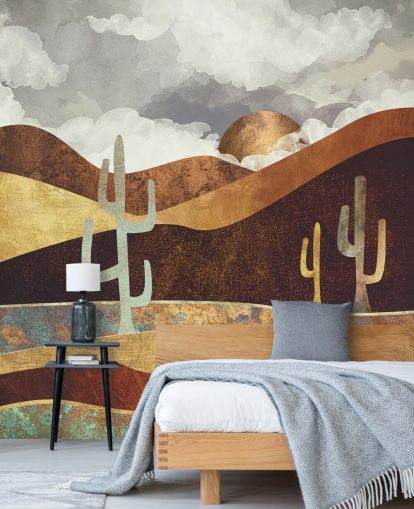 Patina Desert Wall Mural by SpaceFrog Designs