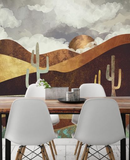 Patina Desert väggmålning av SpaceFrog Design