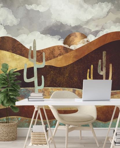 Patina Desert Wall Mural by SpaceFrog Designs