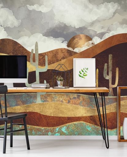 Patina Desert Wall Mural by SpaceFrog Designs Patina Desert Wall Mural by SpaceFrog Designs