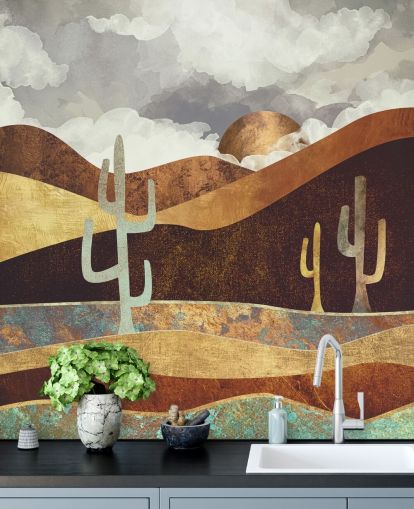 Mural de Parede do Deserto Patina por SpaceFrog