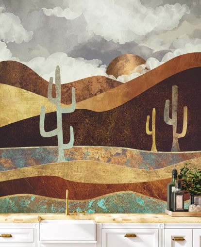 Patina Desert väggmålning av SpaceFrog Design