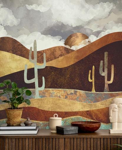 Patina Desert Wall Mural by SpaceFrog Designs