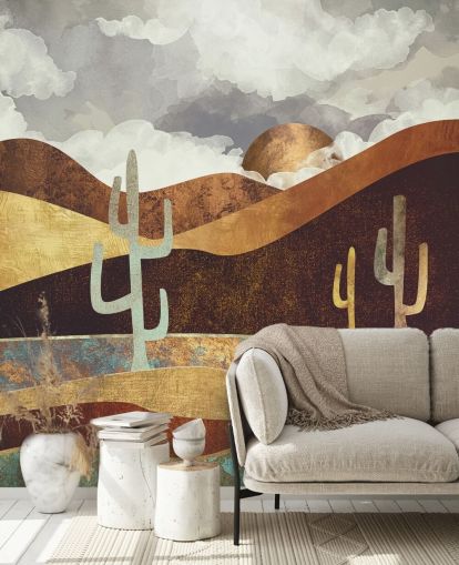 Patina Desert väggmålning av SpaceFrog Design
