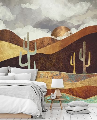 Patina Desert Wall Mural by SpaceFrog Designs