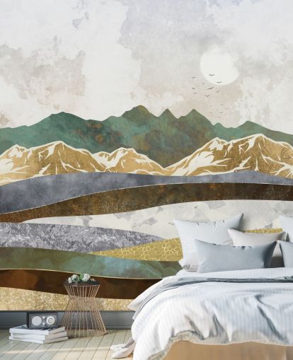 Decorazione murale Winter Hills di SpaceFrog Designs