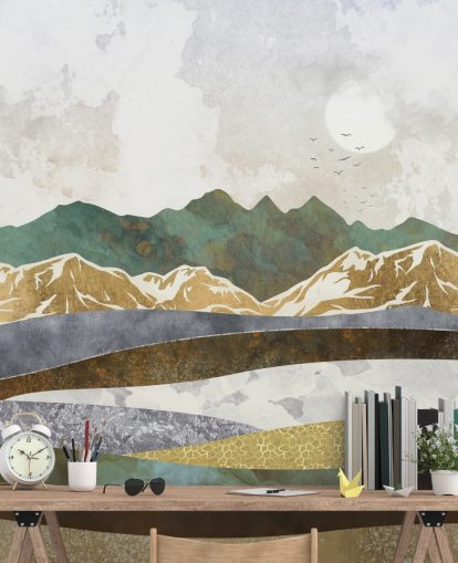 Winter Hills Wandbild von SpaceFrog Designs Winter Hills Wandbild von SpaceFrog Designs