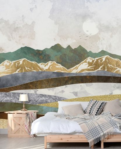 Decorazione murale Winter Hills di SpaceFrog Designs Decorazione murale Winter Hills di SpaceFrog Designs