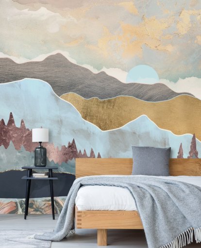 Winterlicht Wandbild von SpaceFrog Designs